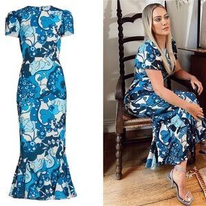 Rhode Lulani Abstract Print Maxi dress 2